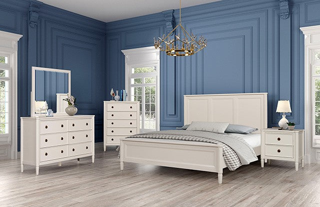 Altamira Bed Model Fm79012Wh By Furniture Of America 