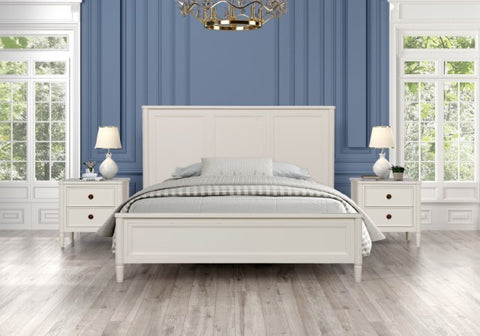 Altamira Bed Model Fm79012Wh-Queen Bed By Furniture Of America 