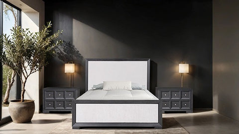 Hatton Cross Bed Model Fm79021Bk-Queen Bed By Furniture Of America 