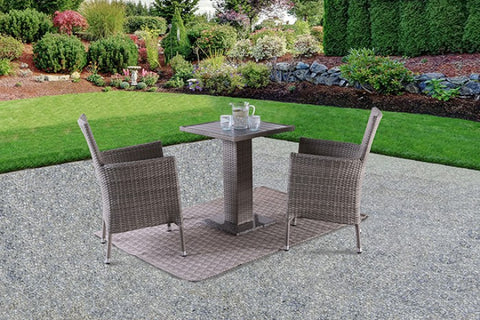 Aminta Patio Bistro Set Model Fm80004Gy-3Pc-06Gy-Chair By Furniture Of America 