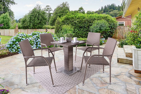 Aminta Patio Bistro Set Model Fm80004Nt-5Pc-05Nt-Chair By Furniture Of America 