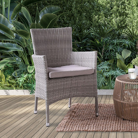 Aminta Patio Bistro Set Model Fm80004Gy-5Pc-06Gy-Chair By Furniture Of America 