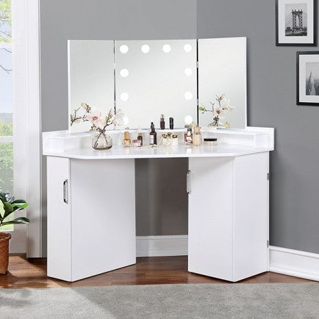 Lorybelle Vanity Model Foa-Dk5134Wh-Pk-Mirror By Furniture Of America 