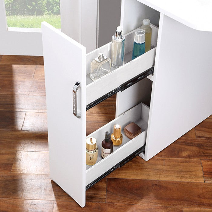 Lorybelle Vanity Model Foa-Dk5134Wh-Pk-Mirror By Furniture Of America 