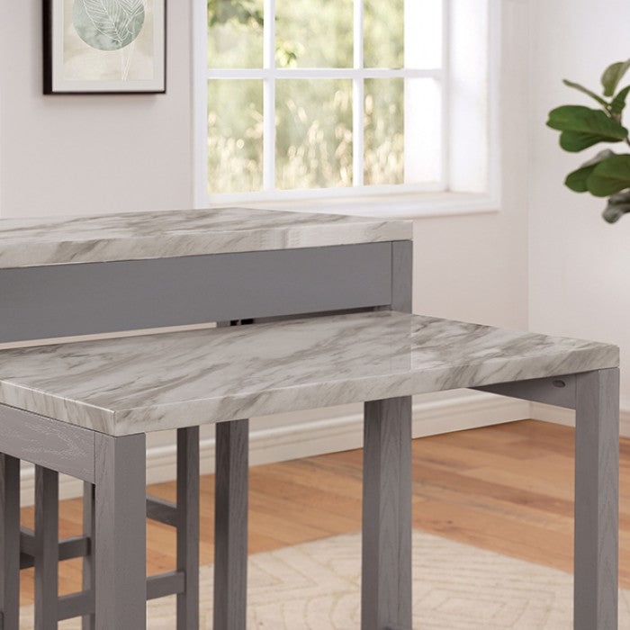 Whitehall Counter Ht. Table Model Foa3544Lg-Pt-Nested Table By Furniture Of America 