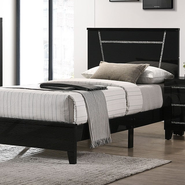 Magdeburg Bed Model Foa7038Bk-Full Bed By Furniture Of America 