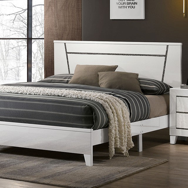 Magdeburg Bed Model Foa7038Wh-Twin Bed By Furniture Of America 