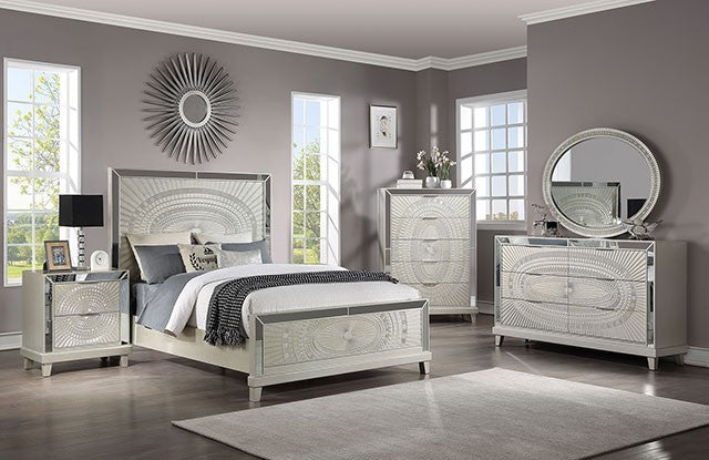 Valletta Bed Model Foa7157-E.King Bed By Furniture Of America 