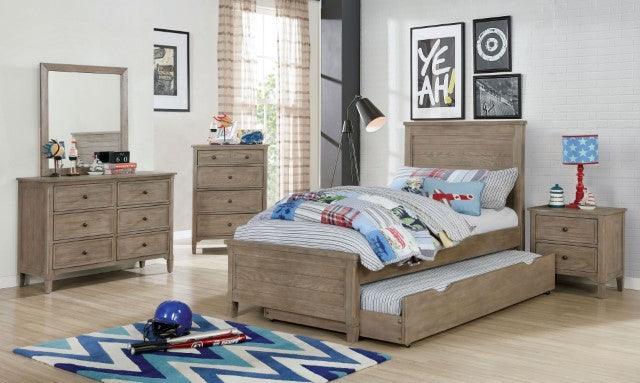 Vevey Bed Model Foa7175-Twin Bed By Furniture Of America 