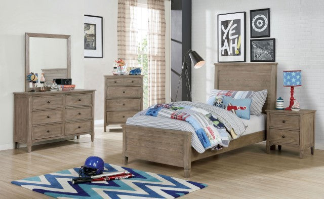 Vevey Bed Model Foa7175-Twin Bed By Furniture Of America 
