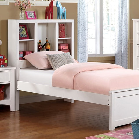 Marilla Bed Model Foa7256Wh-Twin Bed By Furniture Of America 