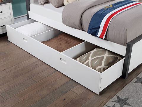 Priam Bed Model Cm7467Wh-Twin Bed By Furniture Of America 