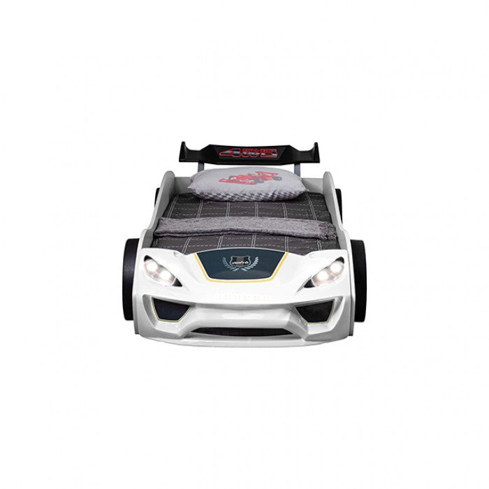 Pacefinder Car Bed Model Foa7731Wh-Bed By Furniture Of America 