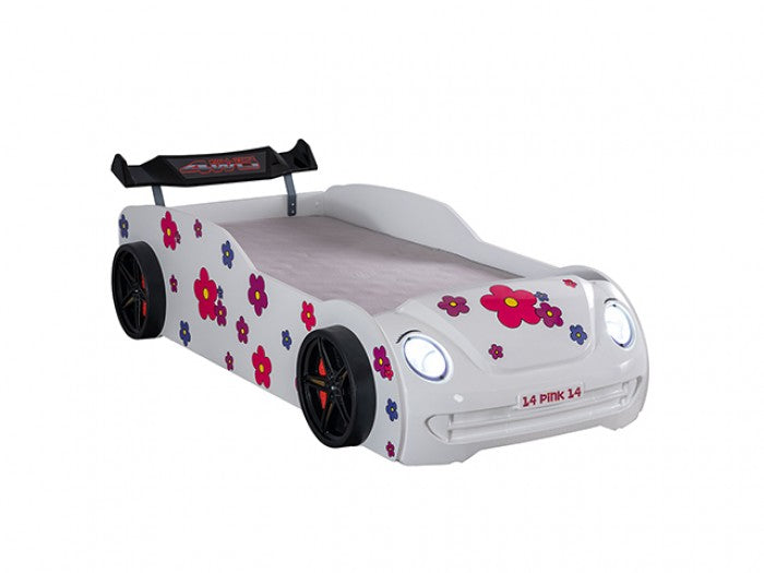 Jourley Car Bed Model Foa7732Wh-Bed By Furniture Of America 