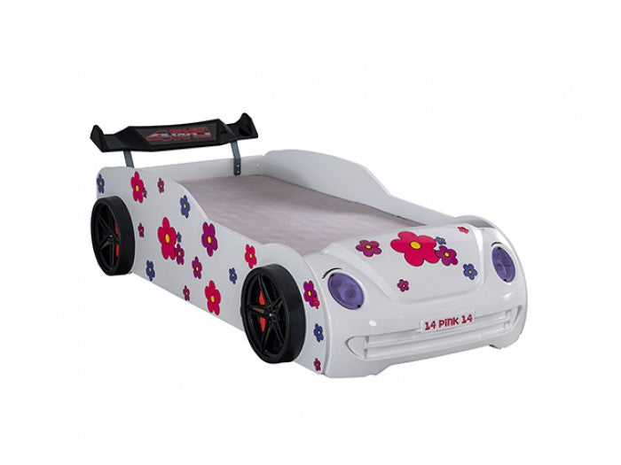 Jourley Car Bed Model Foa7732Wh-Bed By Furniture Of America 