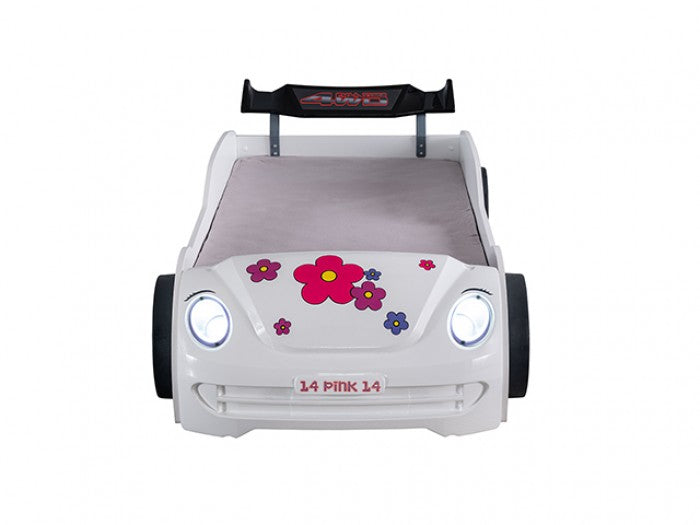 Jourley Car Bed Model Foa7732Wh-Bed By Furniture Of America 