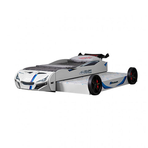 Tracklite Car Bed Model Foa7735Wh-Bed By Furniture Of America 