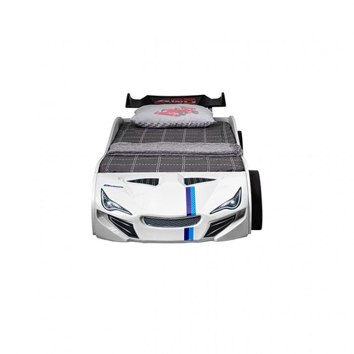 Tracklite Car Bed Model Foa7735Wh-Bed By Furniture Of America 