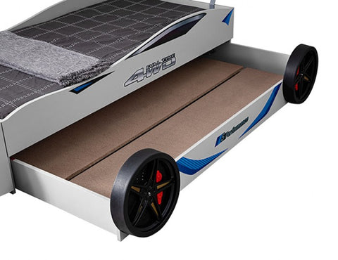 Tracklite Car Bed Model Foa7735Wh-Bed By Furniture Of America 