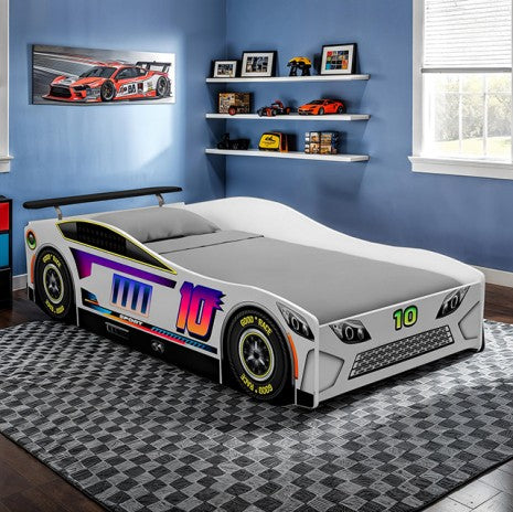 Karsten Car Bed Model Foa7739Wh-Bed By Furniture Of America 