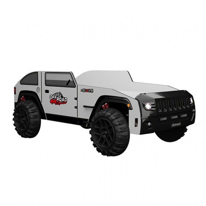 Overlander Car Bed Model Foa7740Bw-Bed By Furniture Of America 