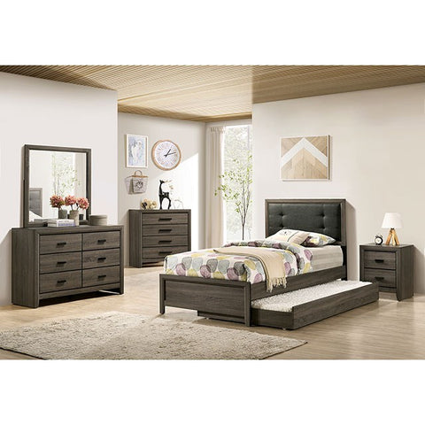 Roanne Bed Model Foa7927-Twin Bed By Furniture Of America 