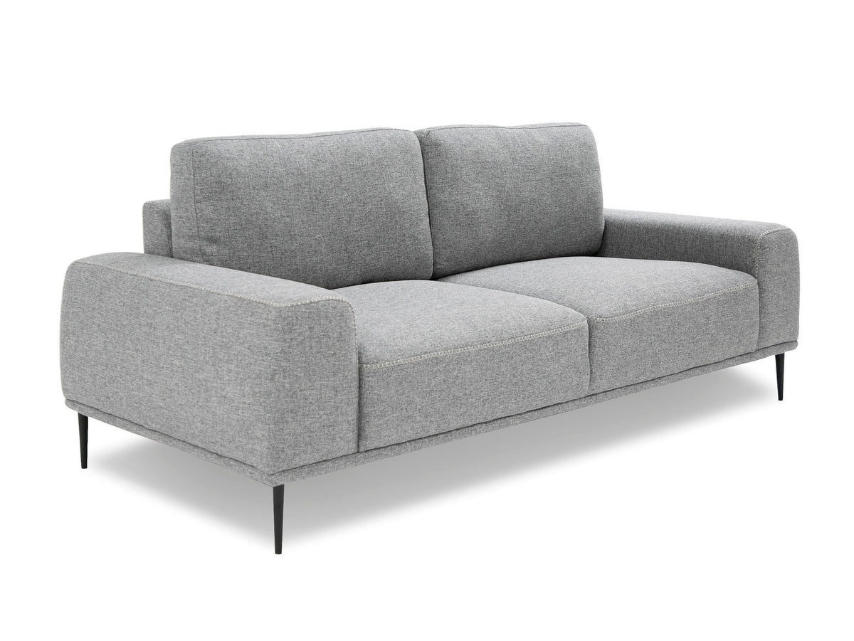Divani Casa Fonda Modern Grey Fabric Sofa Model VGMB-2123-SOFA-GRY