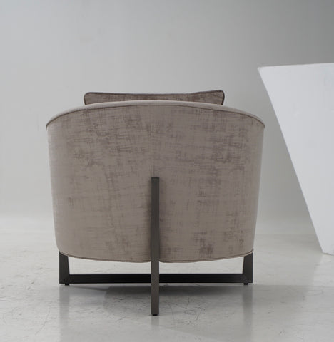 Modrest Forbis Contemporary Light Grey Fabric Accent Chair Model VGCSFORBIS-LGB-CH