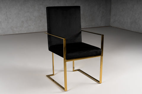 Modrest Fowler Modern Black Velvet Dining Chair By VIG Furniture