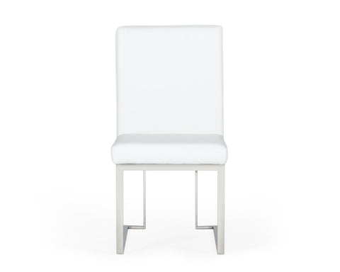 Modrest Fowler Modern White Leatherette Dining Chair (Set of 2) By VIG Furniture