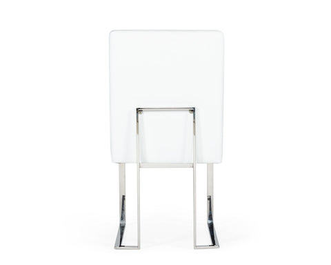 Modrest Fowler Modern White Leatherette Dining Chair (Set of 2) By VIG Furniture