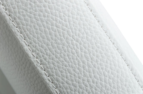 Modrest Fowler Modern White Eco Leather Dining Armchair Model VGVCB8866A-WHT