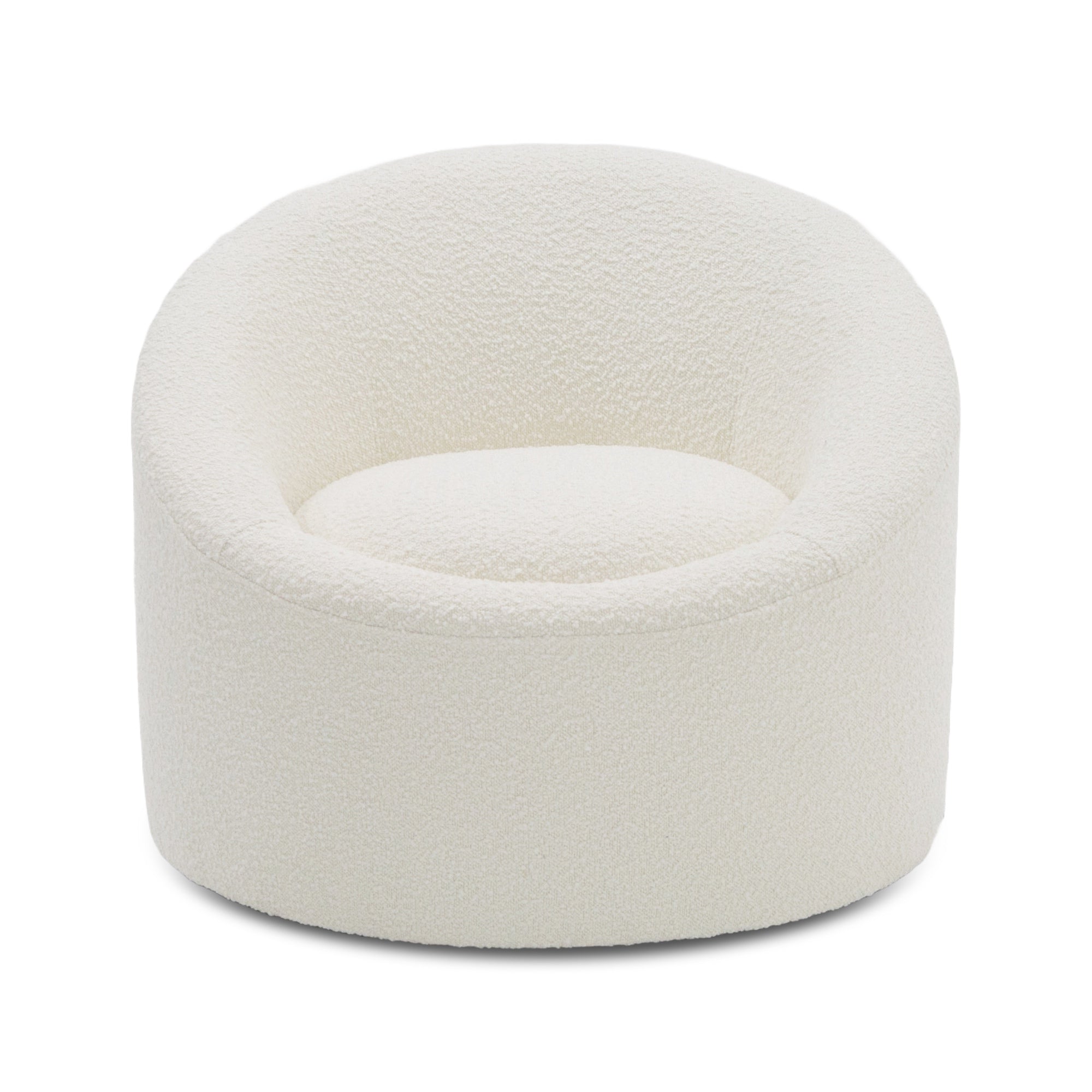 Modrest Frontier Glam White Fabric Accent Chair Model VGOD-ZW-993-WHT-CH