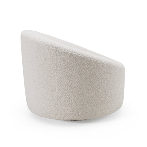 Modrest Frontier Glam Off White Fabric Accent Chair Model VGOD-ZW-993-G468-1A