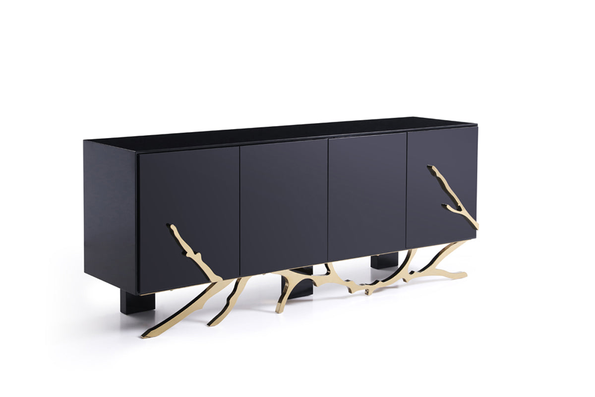 Modrest Legend Modern Black & Gold Buffet By VIG Furniture