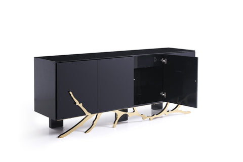 Modrest Legend Modern Black & Gold Buffet By VIG Furniture