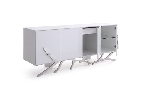 Modrest Legend Modern White Buffet Model VGVCG111-WHT