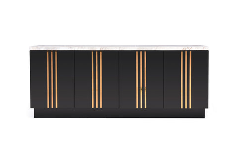 Modrest Kingsley Modern Marble & Rosegold Buffet Model VGVCG8933