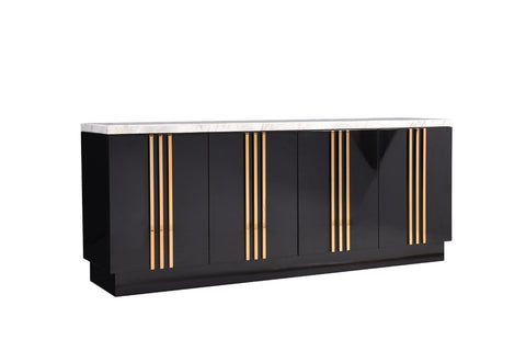 Modrest Kingsley Modern Marble & Rosegold Buffet Model VGVCG8933