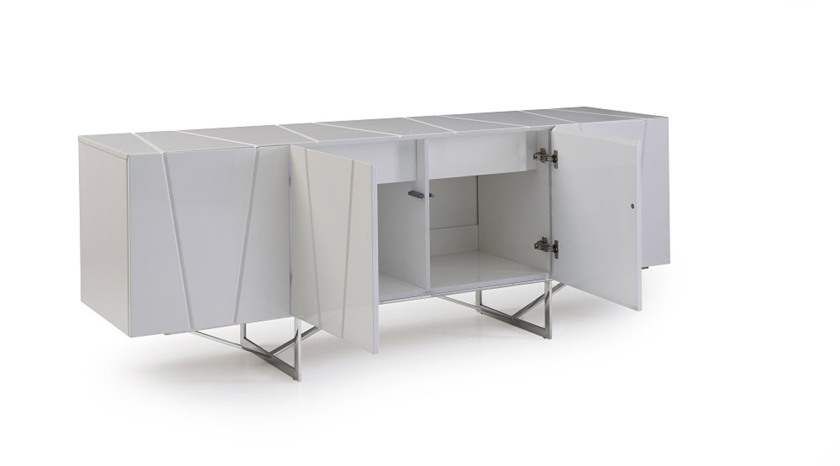 Chrysler Modern White High Gloss Buffet Model VGVCG8978