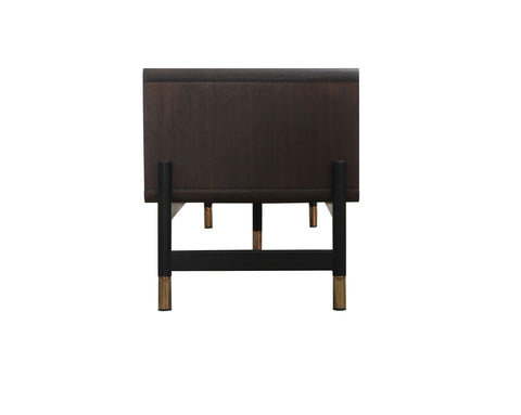 Modrest Gabrielle Contemporary Acacia & Gold Tv Stand Model VGGU5425TV-1-WAL-TV