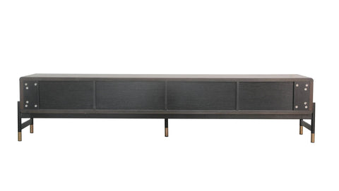 Modrest Gabrielle Contemporary Acacia & Gold Tv Stand Model VGGU5425TV-1-WAL-TV