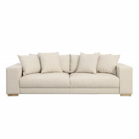 Estella Ecru with Natural Legs Sofa