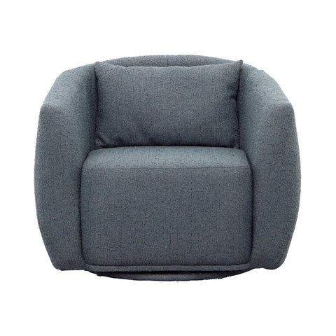 Lydia Slate Blue Swivel Chair