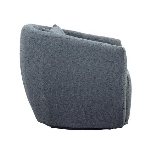 Lydia Slate Blue Swivel Chair