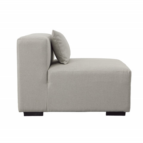 Virden Light Grey and Black Legs Outdoor Modular Sectional