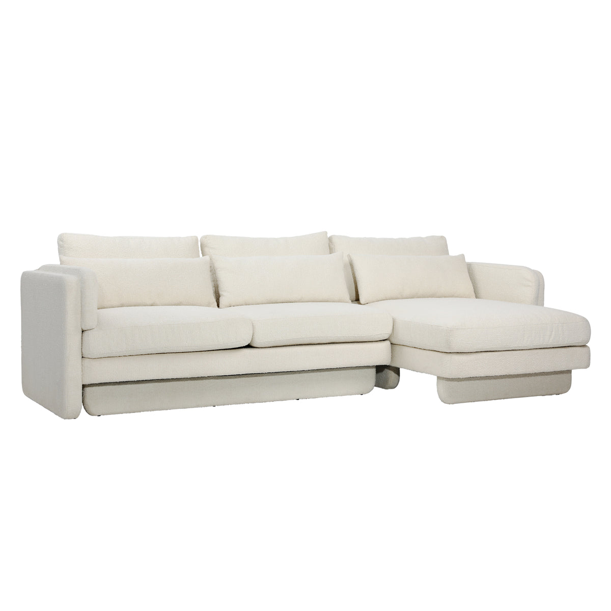 Valentino Toscana Ivory Chaise Sectional