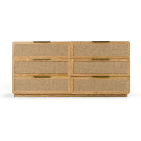 Modrest Gavin Modern Natural Ash & Rattan Dresser Model VGVC-J2411-D-NAT