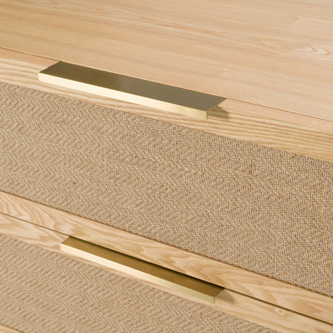 Modrest Gavin Modern Natural Ash & Rattan Dresser Model VGVC-J2411-D-NAT