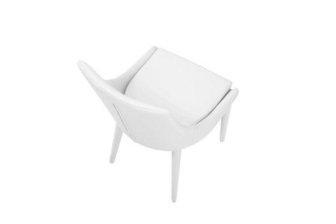 Modrest Lane Modern White Leatherette Dining Chair Model VGNSGD2933-WHT